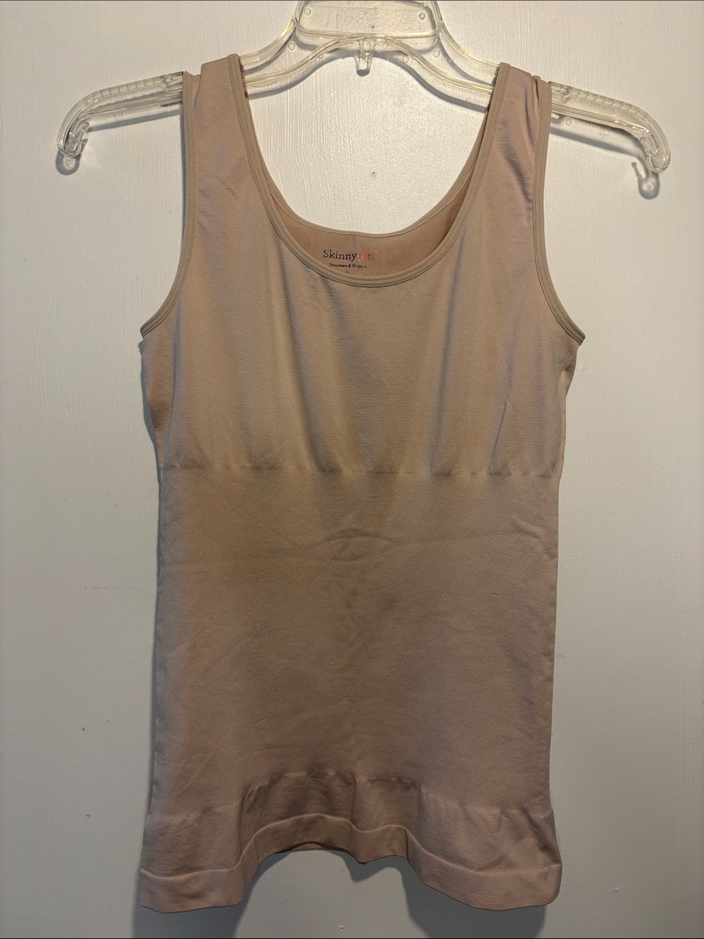 Skinny Girl Smoothers & Shapers Nude Tank Top Shapewear Size L